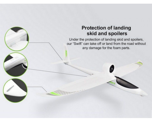 Радиоуправляемый планер Top RC Swift (EDF Power System) 1200мм 2.4G 4-ch LiPo RTF