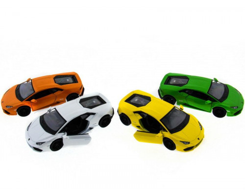 Машина Kinsmart Lamborghini Huracan инерция (1/12шт.) 1:36 б/к