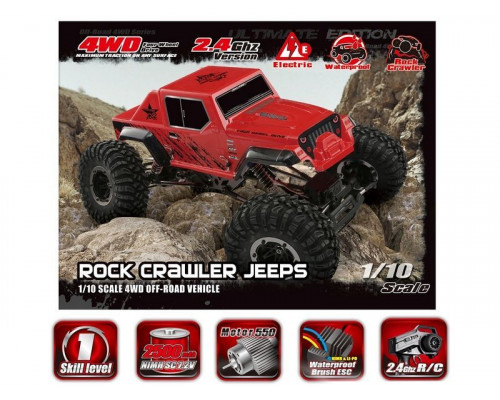 Радиоуправляемый краулер Remo Hobby Jeeps 4WD 2.4G 1/10 RTR