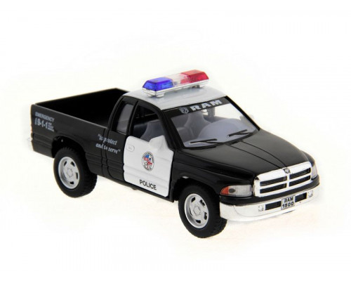 Машина Kinsmart 1:44 Dodge RAM Police инерция (1/12шт.) б/к