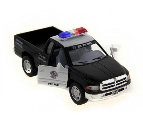 Машина Kinsmart 1:44 Dodge RAM Police инерция (1/12шт.) б/к