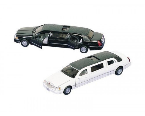 Машина Kinsmart Lincoln Town Car Stretch Limousine инерция (1/6шт.) 1:38 б/к