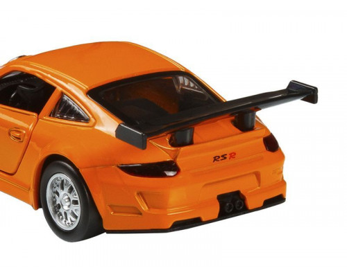 Машина АВТОПАНОРАМА Porsche 911 GT3 RSR, оранжевый, 1/39, инерция, в/к 17,5*12,5*6,5 см