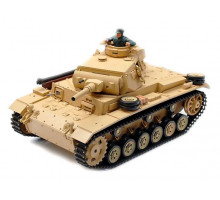 Р/У танк Heng Long 1/16 Panzerkampfwagen III (Германия) 2.4G RTR песочный