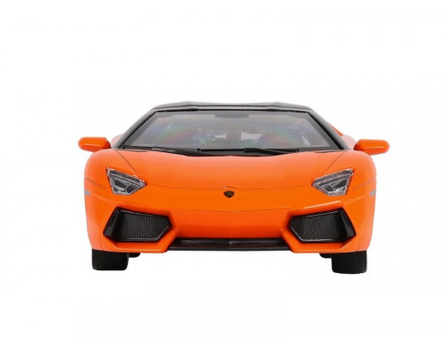 Машина АВТОПАНОРАМА Lamborghini Aventador Roadster, оранжевый, 1/24, в/к 24,5*12,5*10,5 см