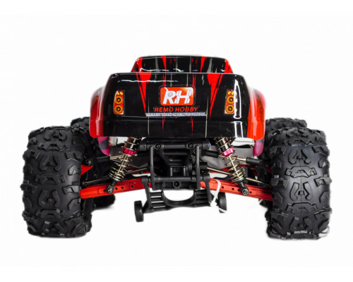 Радиоуправляемый монстр Remo Hobby Dinosaurs Master Brushless UPGRADE PLUS (красный) 4WD 2.4G 1/8 RTR