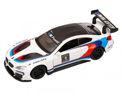 Машина АВТОПАНОРАМА BMW M6, 1/44, белый, инерция, откр. двери, в/к 17,5*12,5*6,5 см