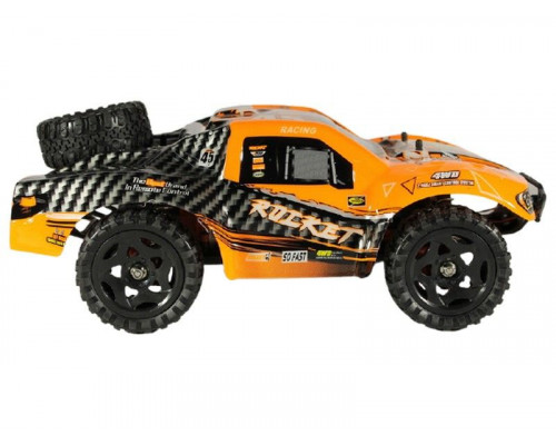 Радиоуправляемый шорт-корс Remo Hobby Rocket UPGRADE V2.0 (оранжевый) 4WD 2.4G 1/16 RTR