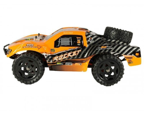 Радиоуправляемый шорт-корс Remo Hobby Rocket UPGRADE V2.0 (оранжевый) 4WD 2.4G 1/16 RTR