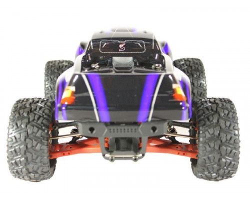 Радиоуправляемый монстр Remo Hobby SMAX Brushless UPGRADE V2.0 (синий) 4WD 2.4G 1/16 RTR