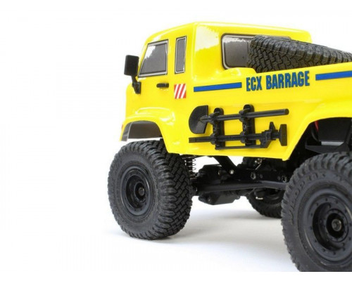 Краулер ECX 1:24 Scaler Crawler Barrage UV 4WD, электро, RTR (желтый)