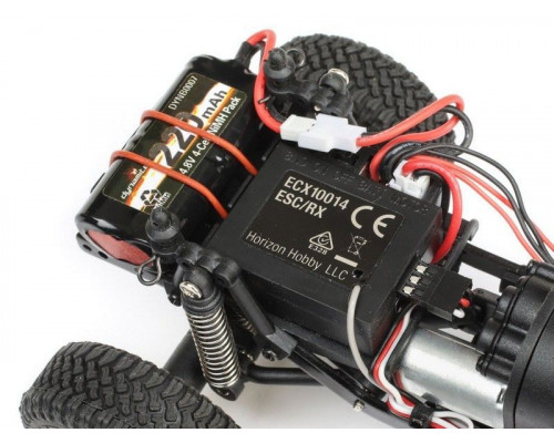 Краулер ECX 1:24 Scaler Crawler Barrage UV 4WD, электро, RTR (желтый)