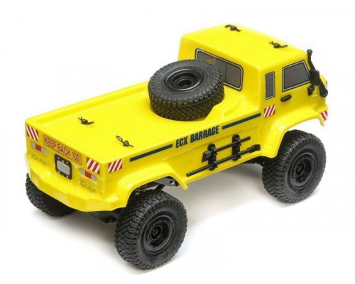 Краулер ECX 1:24 Scaler Crawler Barrage UV 4WD, электро, RTR (желтый)