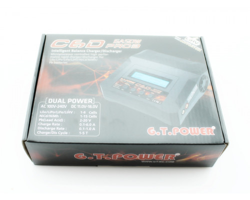 Зарядное устройство G.T.Power C6D Dual Power 12/220В 6A