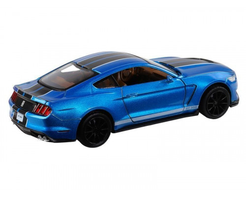 Машина АВТОПАНОРАМА Ford Shelby GT350, синий, 1/32, свет, звук, инерция, в/к 17,5*13,5*9 см