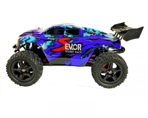 Радиоуправляемая трагги Remo Hobby S EVO-R Brushless UPGRADE (синяя) 4WD 2.4G 1/16 RTR