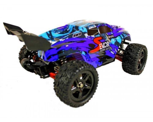 Радиоуправляемая трагги Remo Hobby S EVO-R Brushless UPGRADE (синяя) 4WD 2.4G 1/16 RTR