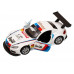 Машина АВТОПАНОРАМА BMW Z4 GT3, 1/38, белый, инерция, откр. двери, в/к 17,5*12,5*6,5 см