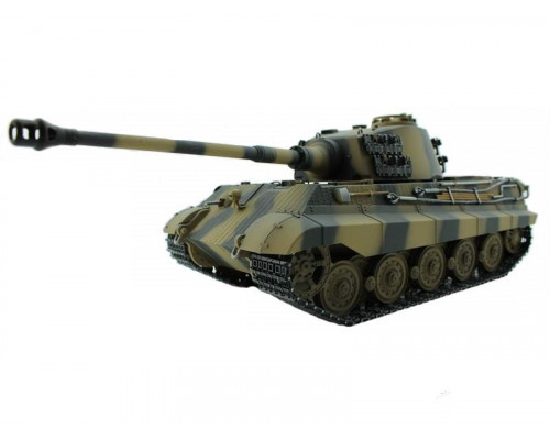 Радиоуправляемый танк Torro King Tiger, башня Henschel (Metal Edition) 1/16, ВВ-пушка V3.0 2.4G RTR