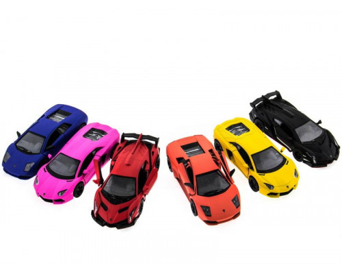 Машина Kinsmart 1:36 Matte Lamborghini в асс. инерция (1/12шт.) б/к