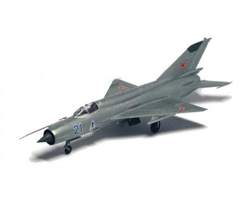 Сборная модель ZVEZDA Советский истребитель МиГ-21БИС, 1/72