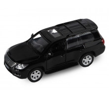 Машина "АВТОПАНОРАМА" Lexus LX570, черный, 1/43, инерция, в/к 17,5*12,5*6,5 см