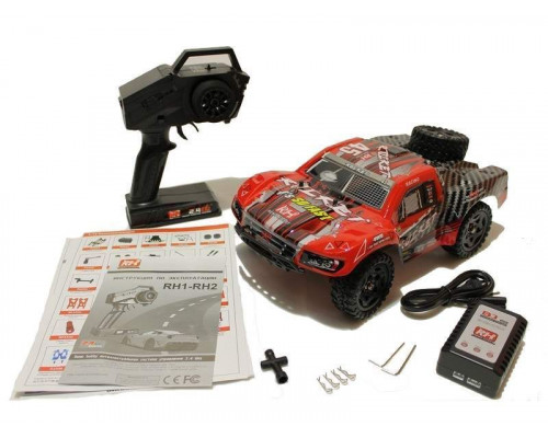 Радиоуправляемый шорт-корс Remo Hobby Rocket UPGRADE (красный) 4WD 2.4G 1/16 RTR