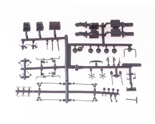 Сборная модель AVD 9П140 РСЗО 9К57 Ураган на шасси ЗИЛ-135ЛМ, 1/43