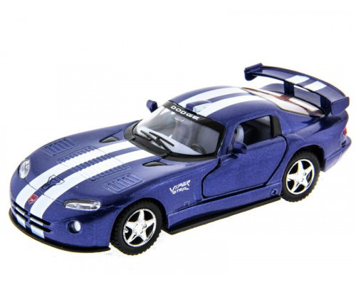 Машина Kinsmart 1:36 Dodge Viper GTSR инерция (1/12шт.) б/к