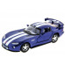 Машина Kinsmart 1:36 Dodge Viper GTSR инерция (1/12шт.) б/к