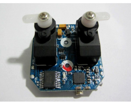 Модуль управления 4 в 1 (приемник, регулятор 2шт., гироскоп, сервомашинки 2шт.)