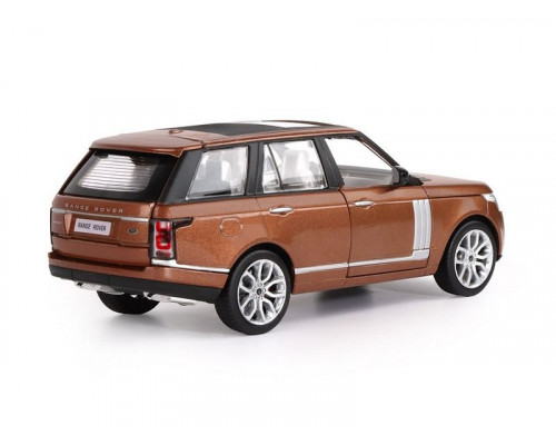 Машина АВТОПАНОРАМА Range Rover, оранжевый, 1/26, свет, звук, в/к 24,5*12,5*10,5 см