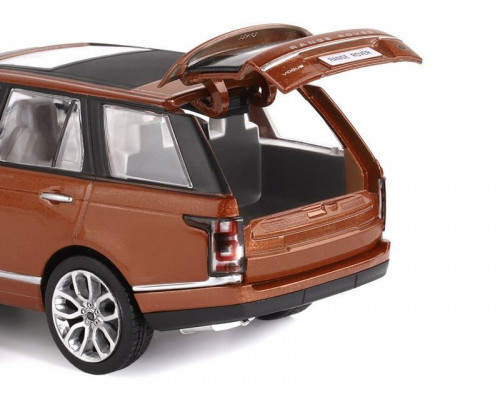 Машина АВТОПАНОРАМА Range Rover, оранжевый, 1/26, свет, звук, в/к 24,5*12,5*10,5 см