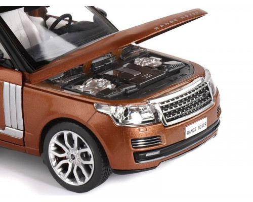 Машина АВТОПАНОРАМА Range Rover, оранжевый, 1/26, свет, звук, в/к 24,5*12,5*10,5 см