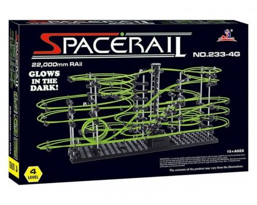 Конструктор динамический Spacerail 233-4G, 22м (Level 4), светящиеся рельсы