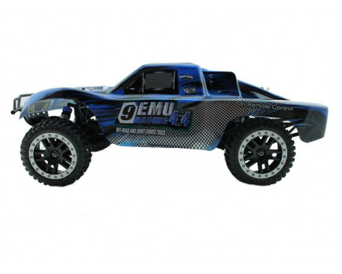 Радиоуправляемый шорт-корс Remo Hobby 9EMU Brushless (синий) 4WD 2.4G 1/8 RTR