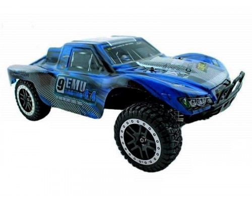 Радиоуправляемый шорт-корс Remo Hobby 9EMU Brushless (синий) 4WD 2.4G 1/8 RTR