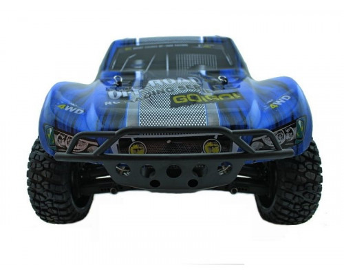 Радиоуправляемый шорт-корс Remo Hobby 9EMU Brushless (синий) 4WD 2.4G 1/8 RTR