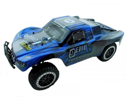 Радиоуправляемый шорт-корс Remo Hobby 9EMU Brushless (синий) 4WD 2.4G 1/8 RTR