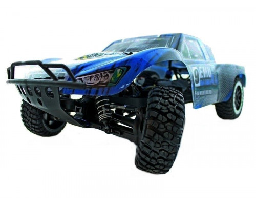 Радиоуправляемый шорт-корс Remo Hobby 9EMU Brushless (синий) 4WD 2.4G 1/8 RTR