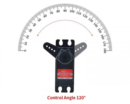 Сервомашинка цифровая JX Servo PDI-HV6214MG (62г/14.6/0.16/7.4V) стандартная