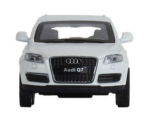 Машина АВТОПАНОРАМА Audi Q7, белый, 1/43, инерция, в/к 17,5*12,5*6,5 см