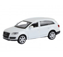 Машина "АВТОПАНОРАМА" Audi Q7, белый, 1/43, инерция, в/к 17,5*12,5*6,5 см