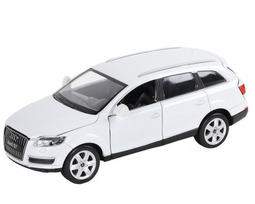 Машина АВТОПАНОРАМА Audi Q7, белый, 1/24, свет, звук, в/к 24,5*12,5*10,5 см