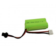 Аккумулятор Li-Ion 500mAh, 7.4V для автомоделей WPL B-14, B-24, C-14, C-24, B-16, B-36