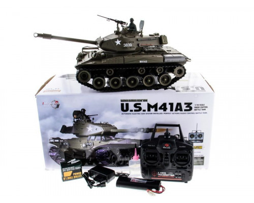 Р/У танк Heng Long 1/16 Walker Bulldog - M41A3 Бульдог 2.4G RTR