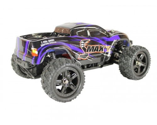 Радиоуправляемый монстр Remo Hobby SMAX V2.0 (синий) 4WD 2.4G 1/16 RTR