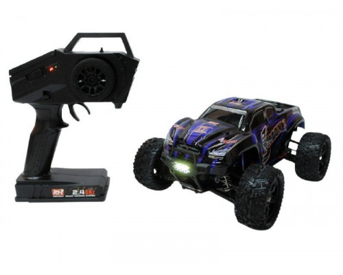 Радиоуправляемый монстр Remo Hobby SMAX V2.0 (синий) 4WD 2.4G 1/16 RTR