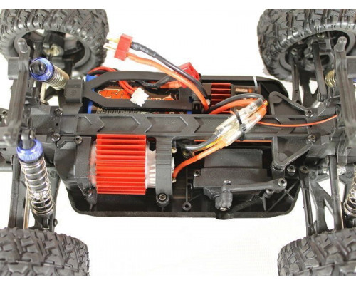 Радиоуправляемый монстр Remo Hobby SMAX V2.0 (синий) 4WD 2.4G 1/16 RTR