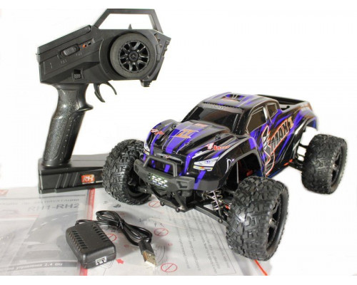 Радиоуправляемый монстр Remo Hobby SMAX V2.0 (синий) 4WD 2.4G 1/16 RTR